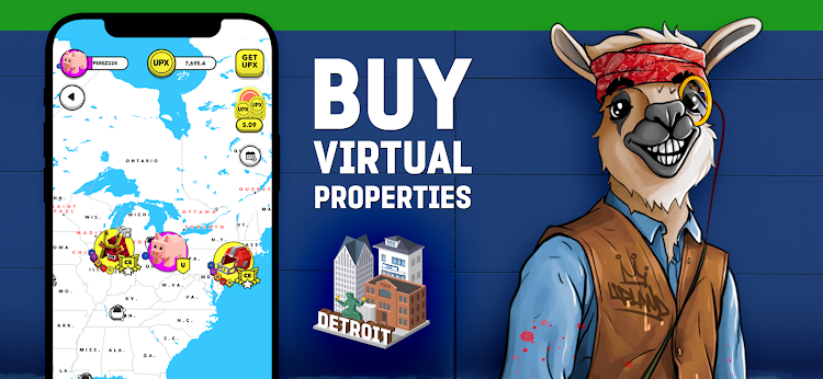 #2. Upland - Real Estate Simulator (Android) By: Uplandme, inc