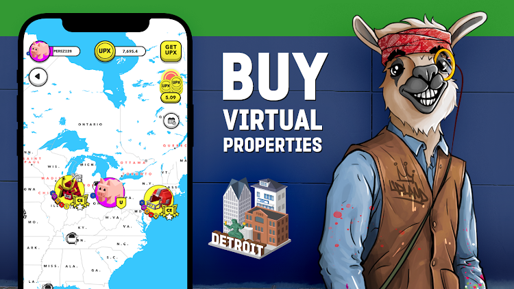 #6. Upland - Real Estate Simulator (Android) By: Uplandme, inc