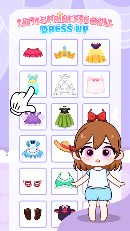 #7. Little Princess Doll Dress Up (Android) By: Bamboo Game Global