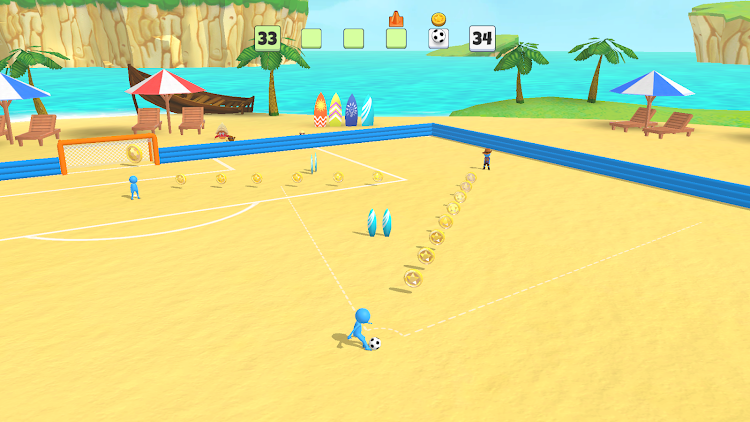 #7. Super Goal: Fun Soccer Game (Android) By: Gamegou Limited