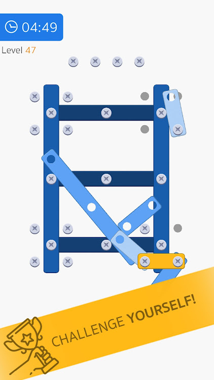 #8. Bolts: Puzzle Game (Android) By: Onebutton Games