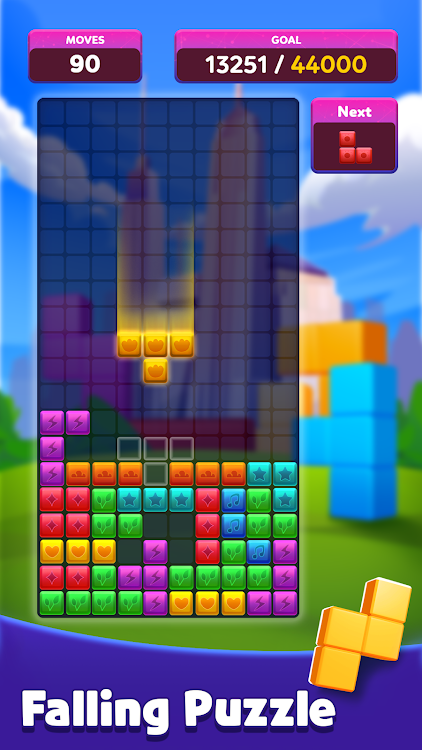 #7. Classic Falling Brick (Android) By: LemonadeStudio