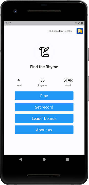 #2. Find the Rhyme (Android) By: piligritm