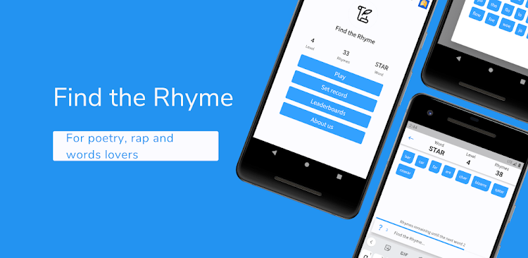 #8. Find the Rhyme (Android) By: piligritm