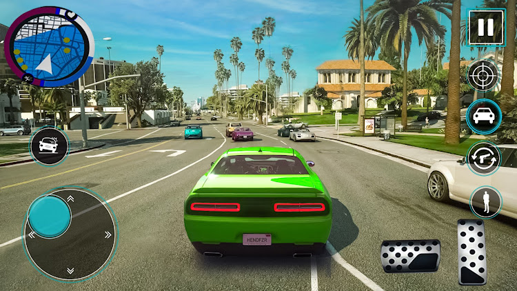 #4. Vegas Gangster Crime Car Games (Android) By: Brave Jackals