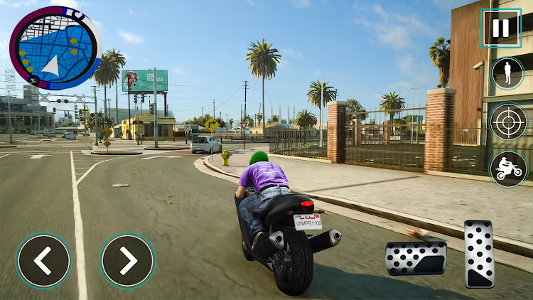 #7. Vegas Gangster Crime Car Games (Android) By: Brave Jackals