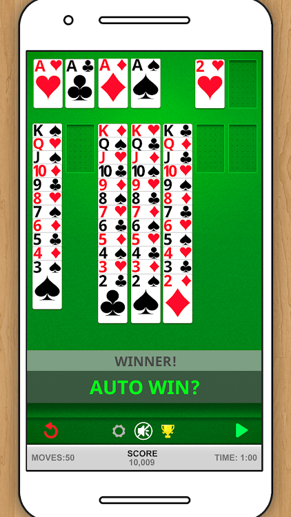 #3. SOLITAIRE CLASSIC CARD GAME (Android) By: STANDARD SOLITAIRE CARD GAME