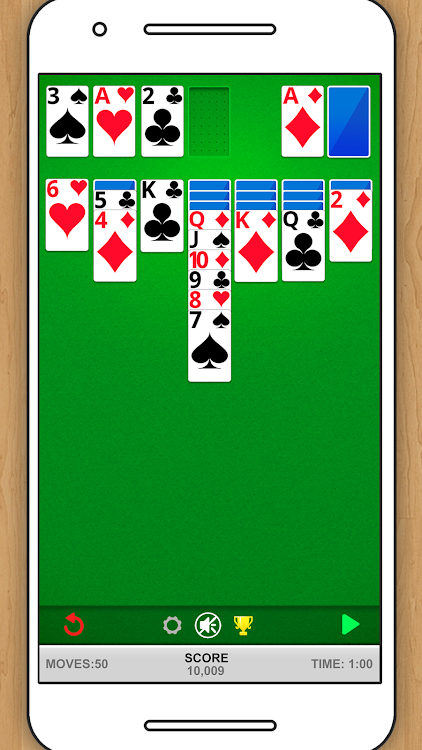 #4. SOLITAIRE CLASSIC CARD GAME (Android) By: STANDARD SOLITAIRE CARD GAME