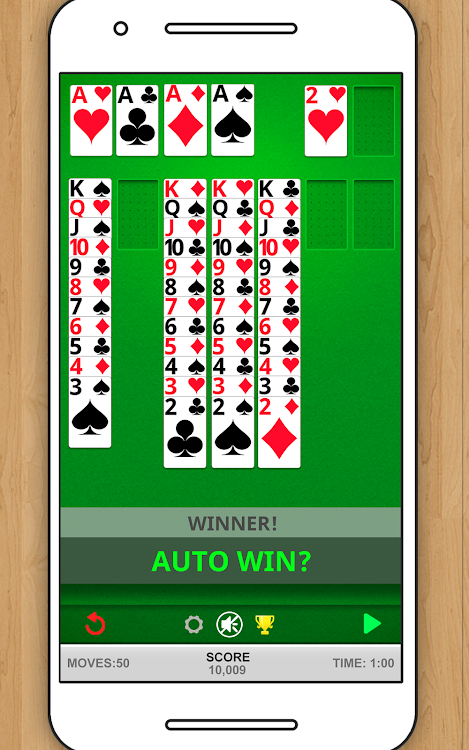 #7. SOLITAIRE CLASSIC CARD GAME (Android) By: STANDARD SOLITAIRE CARD GAME