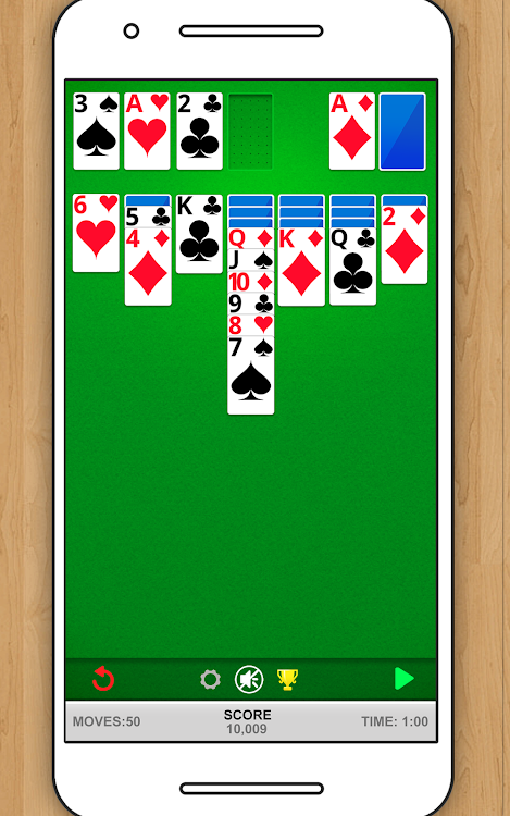 #8. SOLITAIRE CLASSIC CARD GAME (Android) By: STANDARD SOLITAIRE CARD GAME