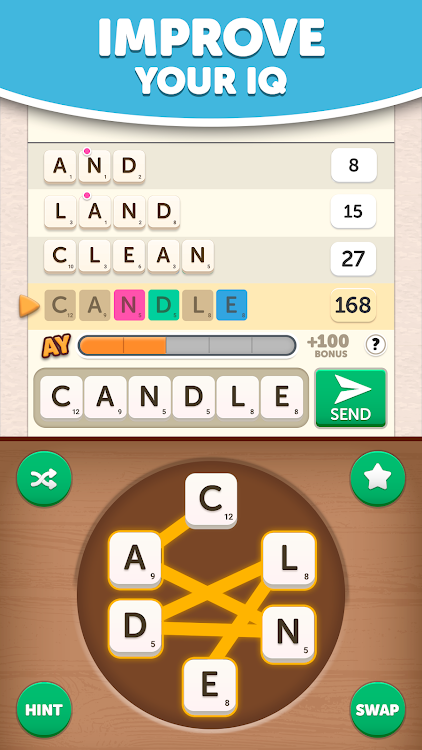 #2. Anagram Yatzy - Word Game (Android) By: FunCraft Games