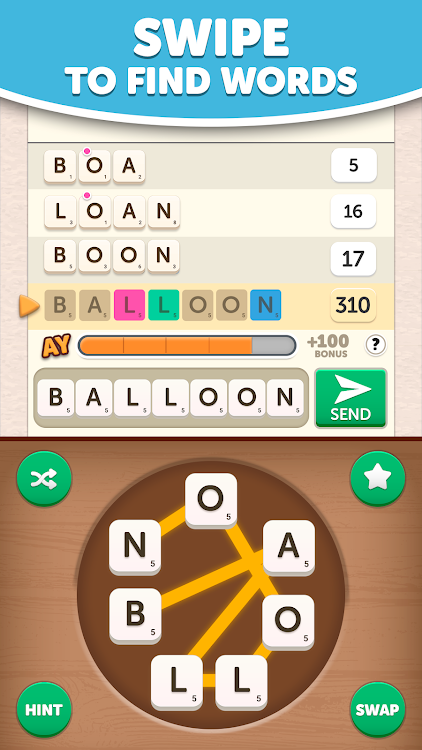 #4. Anagram Yatzy - Word Game (Android) By: FunCraft Games