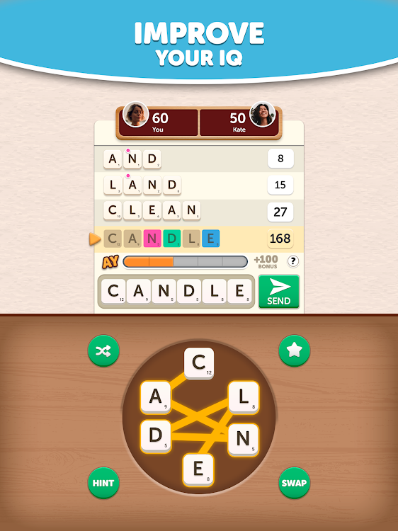 #6. Anagram Yatzy - Word Game (Android) By: FunCraft Games