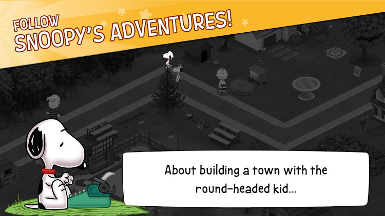 #4. Snoopy's Town Tale CityBuilder (Android) By: PIXOWL INC.