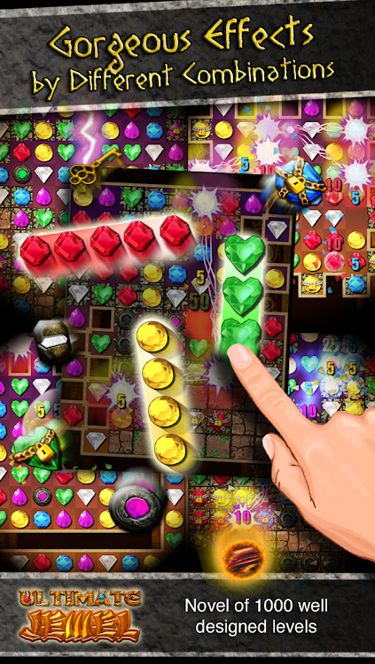 #3. Ultimate Jewel (Android) By: Balloon Island