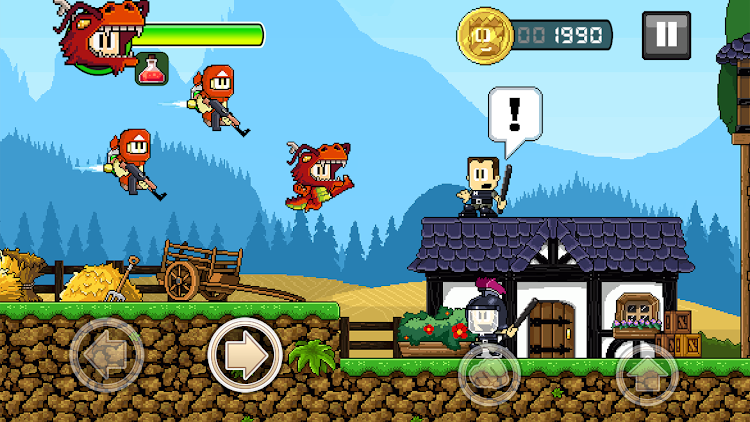 #6. Dan the Man: Action Platformer (Android) By: Halfbrick Studios