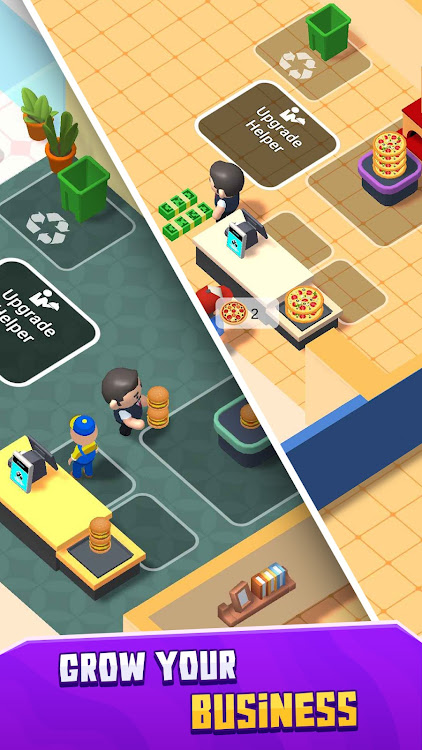 #3. Food Court Manager Tycoon Game (Android) By: Starfish Game Studio