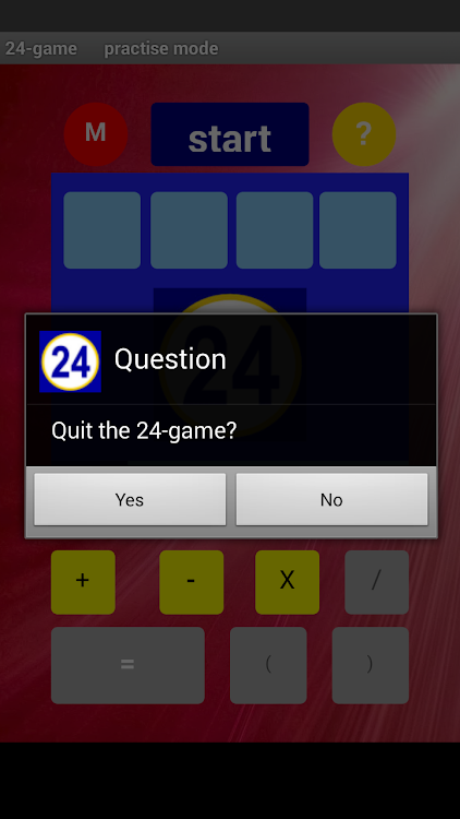 #2. 24Game (Android) By: Andre Damen