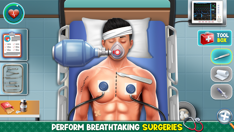 #5. Foot Care: Offline Doctor Game (Android) By: BigByte Games