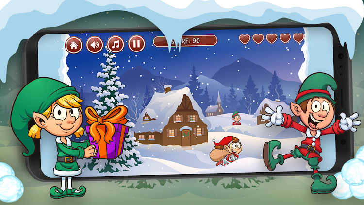 #2. Santa's Snow Fight (Android) By: Pijappi