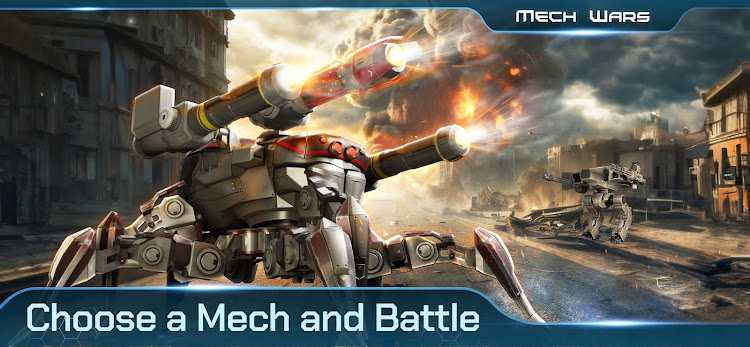 #2. Mech Wars Online Robot Battles (Android) By: MOMEND