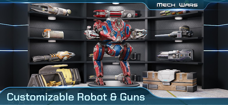 #7. Mech Wars Online Robot Battles (Android) By: MOMEND