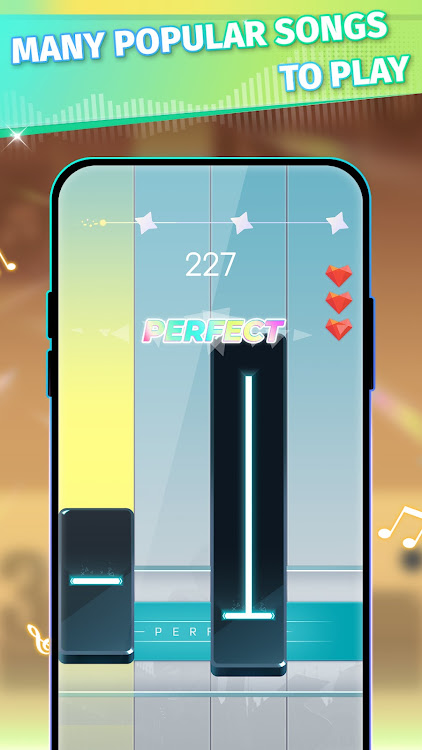 #4. Magic Piano Star:EDM Music (Android) By: Happy Go Game