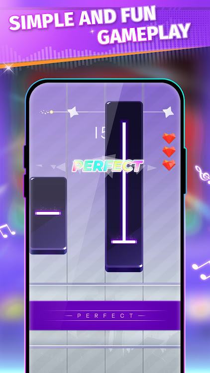 #5. Magic Piano Star:EDM Music (Android) By: Happy Go Game