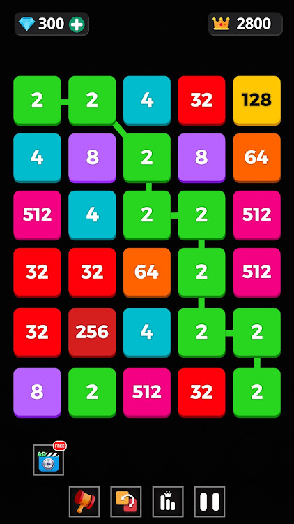 #4. 2048 Block Merge Puzzle 3d (Android) By: MobilMinds Apps