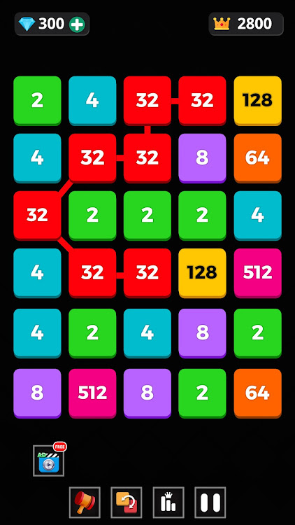 #5. 2048 Block Merge Puzzle 3d (Android) By: MobilMinds Apps