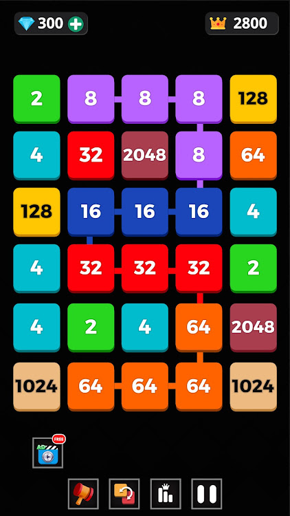 #6. 2048 Block Merge Puzzle 3d (Android) By: MobilMinds Apps