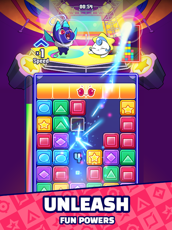 #10. Neon Rumble - Puzzle Match PvP (Android) By: Jean-Denis Boivin