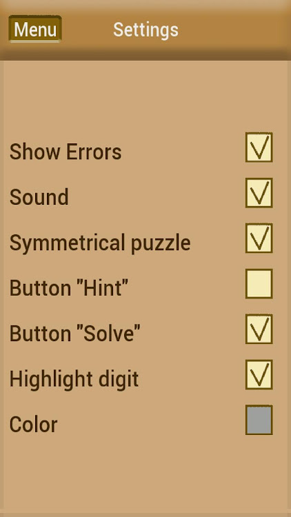 #3. Sudoku & Sudoku solver (Android) By: MikeGol