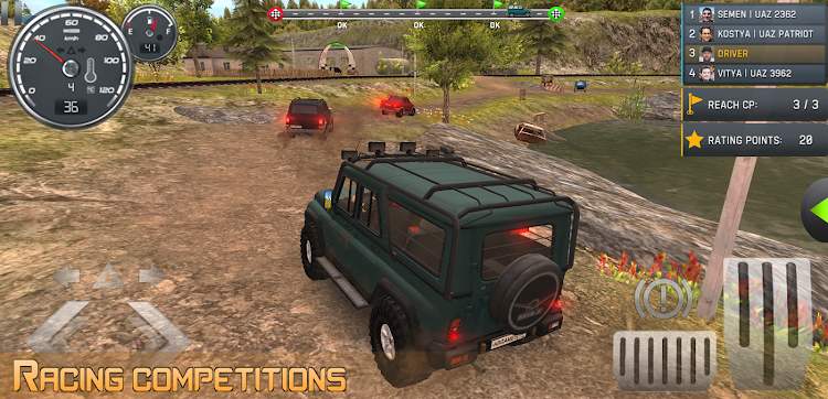 #7. Russian Car Driver Uaz Hunter (Android) By: ABGames89