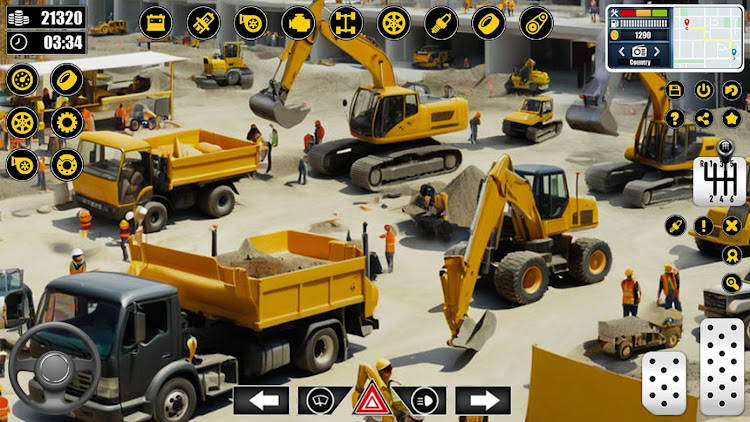 #2. Real Offroad Construction Game (Android) By: Game Pace