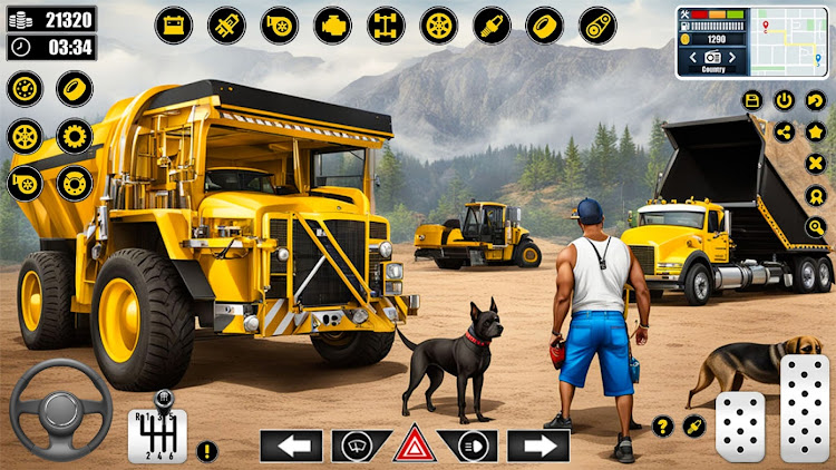 #9. Real Offroad Construction Game (Android) By: Game Pace