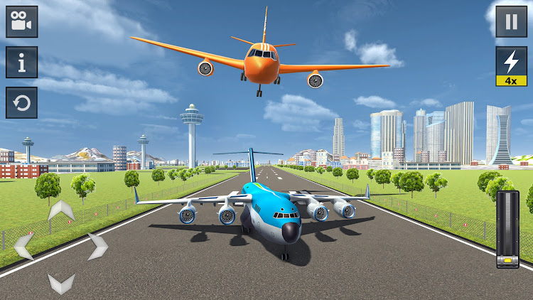 #2. Flight Simulator - Plane Games (Android) By: Jima Apps