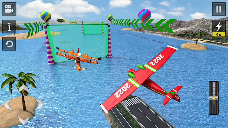 #3. Flight Simulator - Plane Games (Android) By: Jima Apps