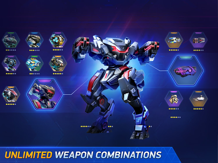 #4. Mech Arena - Shooting Game (Android) By: Plarium Global Ltd