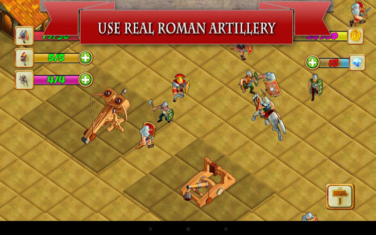 #5. CAESAR EMPIRE WAR (Android) By: Milleniona