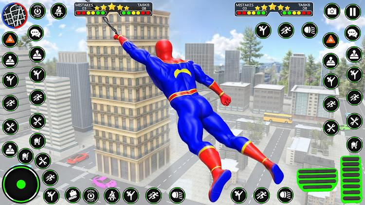 #7. Spider Rope Hero: Spider Games (Android) By: Warrior Zone