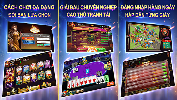 #2. 4Play - Phỏm Tá Lả Tú Lơ Khơ (Android) By: ChanhTam