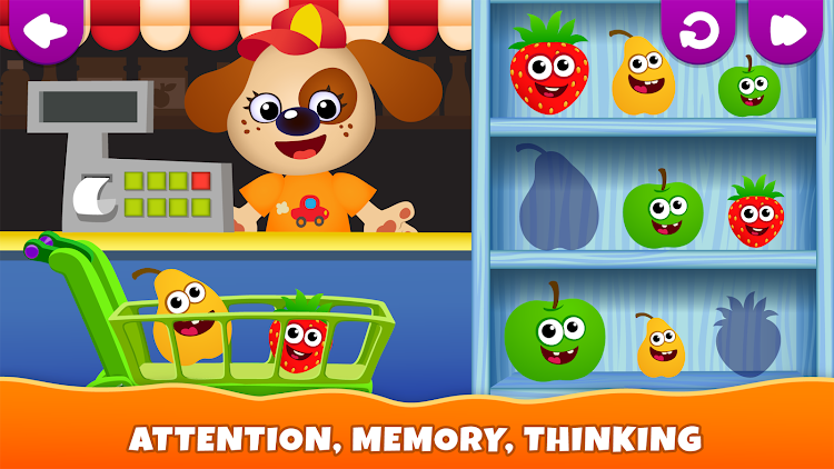 #6. Funny Food Games for Kids! (Android) By: Wow Kids