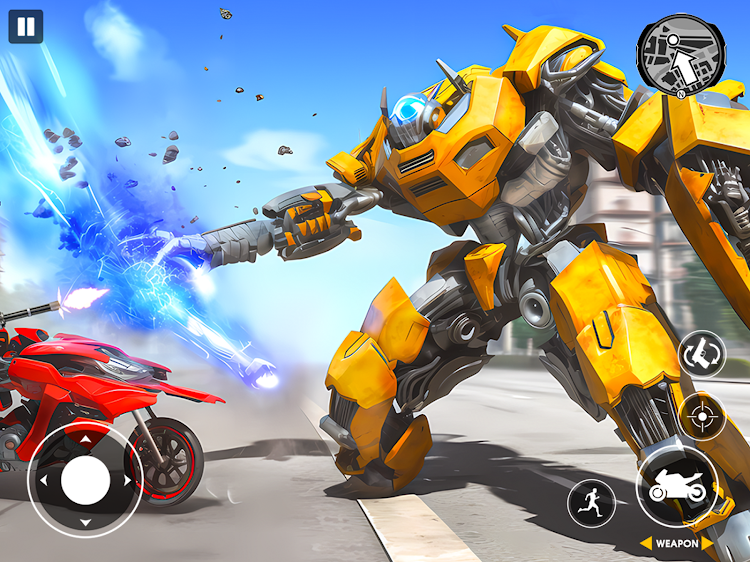 #10. Real Robot Bike Transform Game (Android) By: Oscar Games