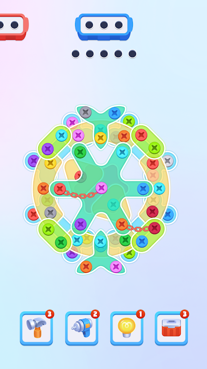 #2. Nuts Out - Screw Jam Puzzle (Android) By: FunSpace