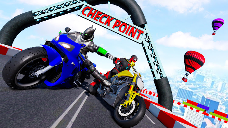 #2. Extreme Stunt Motorbike Racing (Android) By: gamesoultech