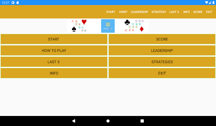 #9. Brain Card Game - Xbar10n (Android) By: İlhami Savaş OKUR