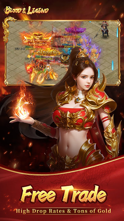 #2. Blood&Legend:Dragon King idle (Android) By: Handzone Games