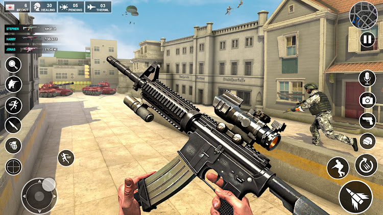 #9. Anti-Terrorist Shooting Game (Android) By: Frenzy Games Studio