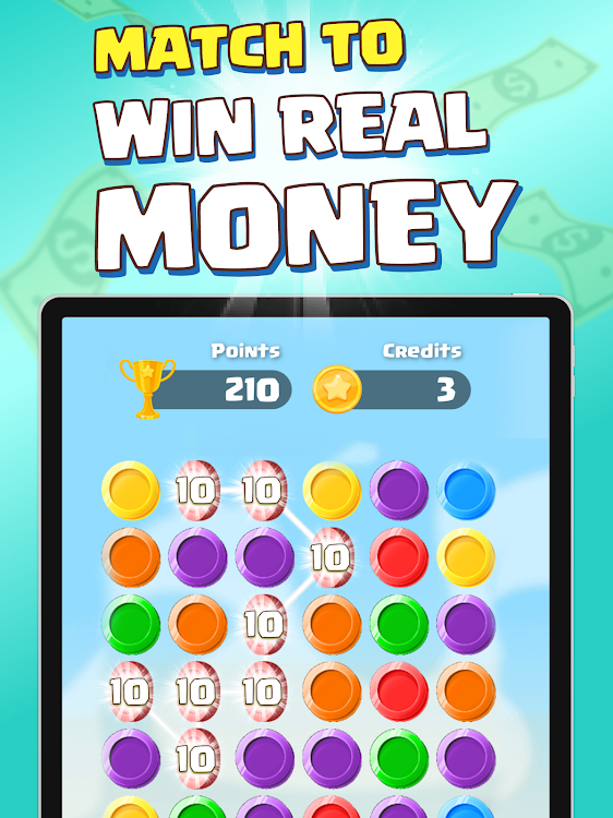 #8. Win Real Money: Coinnect Game (Android) By: 2pensmedia Inc.